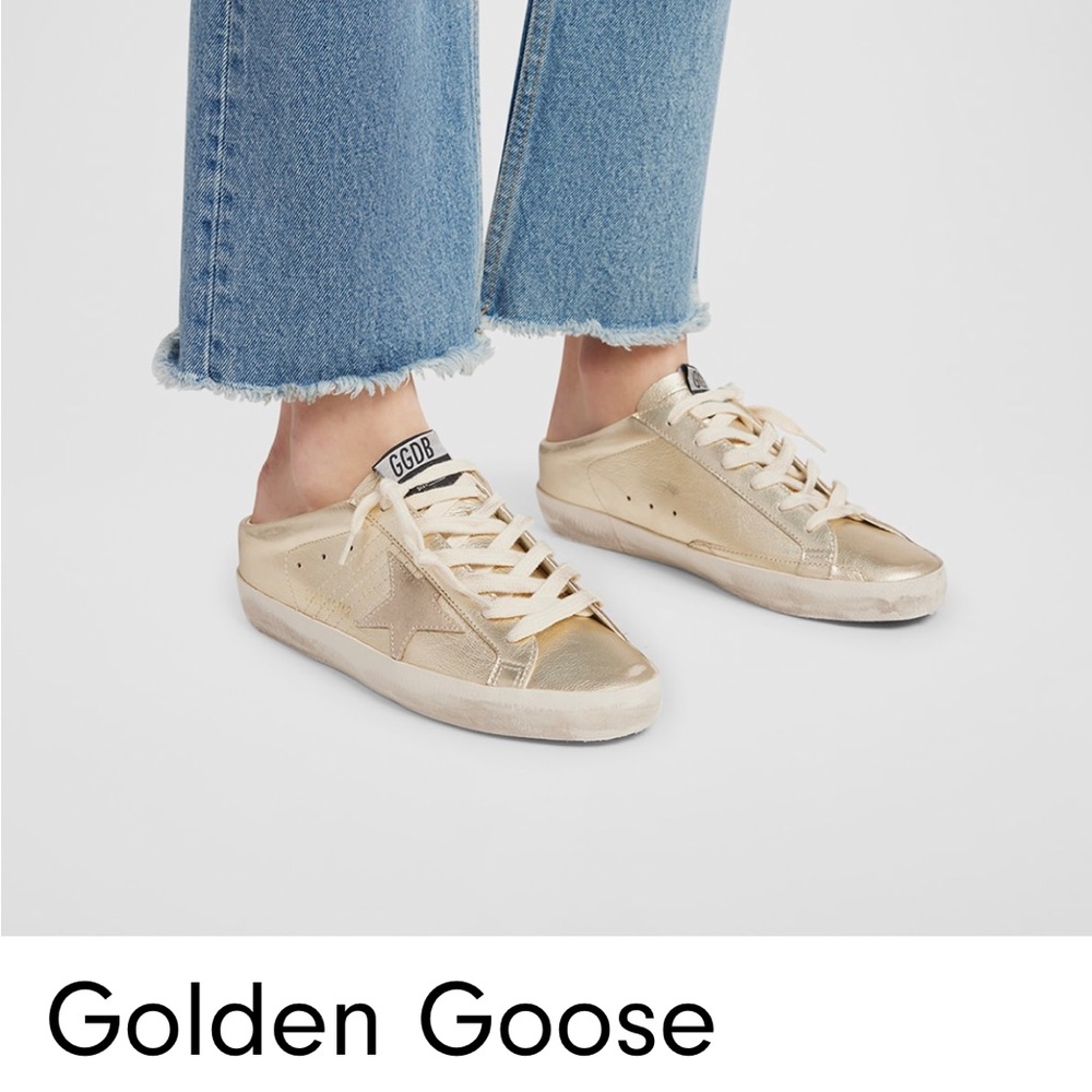 Golden Goose Women's Shimmering Gold Sneakers